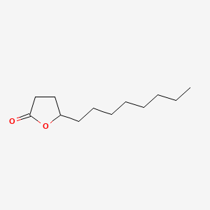 Chemical structure of γ-Dodecalactone