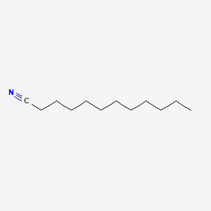 Chemical structure of Dodecanenitrile