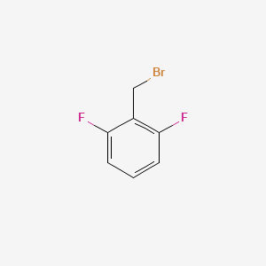 Chemical structure of 2,6-Difluorobenzyl bromide