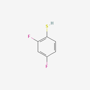 Chemical structure of 2,4-Difluorothiophenol