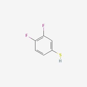 Chemical structure of 3,4-Difluorothiophenol