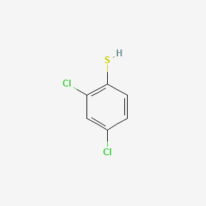 Chemical structure of 2,4-Dichlorobenzenethiol