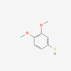 Chemical structure of 3,4-Dimethoxythiophenol