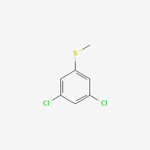 Chemical structure of 3,5-Dichlorothioanisole