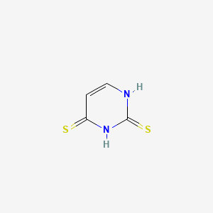 Chemical structure of Dithiouracil