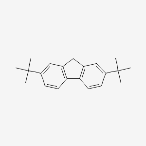 Chemical structure of 2,7-Di-tert-butylfluorene