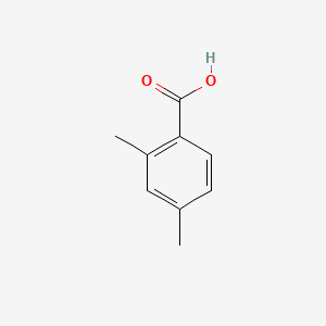 Chemical structure of 2,4-Dimethylbenzoic Acid