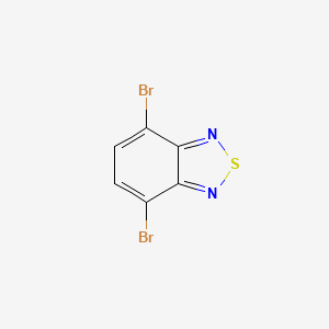 Chemical structure of 4,7-Dibromo-2,1,3-benzothiadiazole