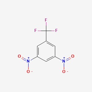 Chemical structure of 3,5-Dinitrobenzotrifluoride