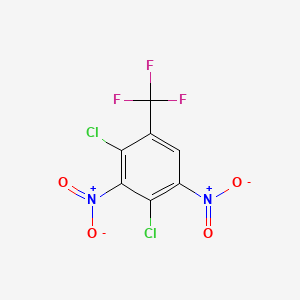 Chemical structure of 2,4-Dichloro-3,5-dinitrobenzotrifluoride