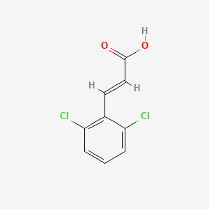 Chemical structure of (2e)-3-(2,6-Dichlorophenyl)acrylic acid