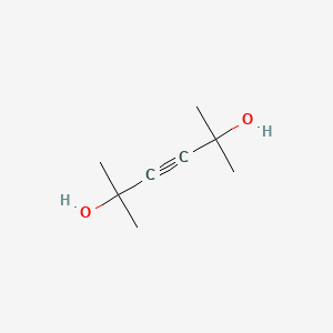 Chemical structure of 2,5-Dimethyl-3-hexyne-2,5-diol