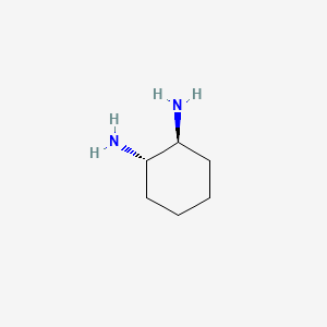 Chemical structure of 1,2-Diaminocyclohexane, (+)-