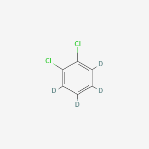 Chemical structure of 1,2-Dichlorobenzene-d4