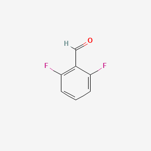 Chemical structure of 2,6-Difluorobenzaldehyde