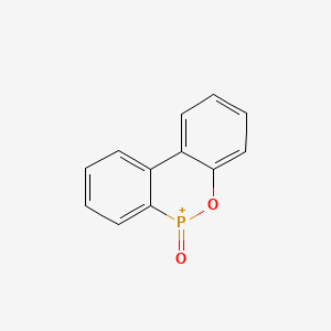 Chemical structure of 9,10-Dihydro-9-oxa-10-phosphaphenanthrene 10-Oxide