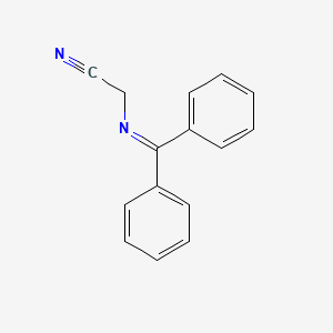 Chemical structure of N-(Diphenylmethylene)aminoacetonitrile
