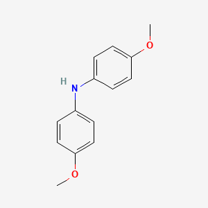 Chemical structure of 4,4'-Dimethoxydiphenylamine