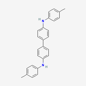 Chemical structure of N,N'-Di-p-tolylbenzidine