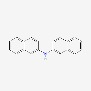 Chemical structure of 2,2'-Dinaphthylamine