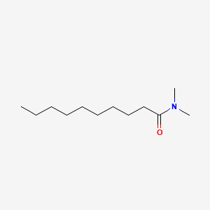 Chemical structure of N,N-Dimethyldecanamide