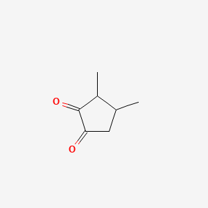 Chemical structure of 3,4-Dimethyl-1,2-cyclopentadione