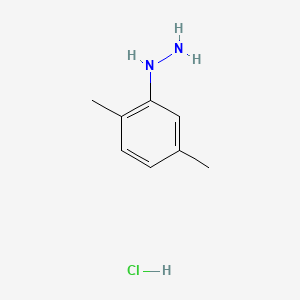 Chemical structure of 2,5-Dimethylphenylhydrazine hydrochloride