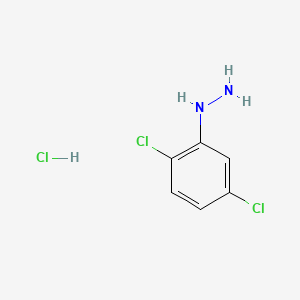Chemical structure of 2,5-Dichlorophenylhydrazine hydrochloride