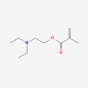 Chemical structure of Diethylaminoethyl Methacrylate