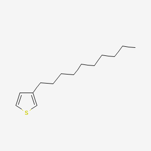 Chemical structure of 3-Decylthiophene
