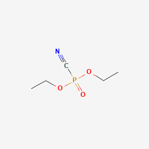 Chemical structure of Diethyl cyanophosphonate