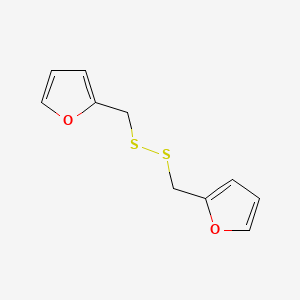 Chemical structure of 2,2′-(Dithiodimethylene)difuran