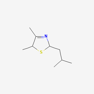 Chemical structure of 4,5-Dimethyl-2-isobutyl-3-thiazoline