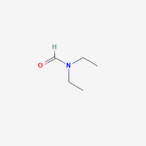 Chemical structure of Diethylformamide