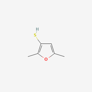Chemical structure of 2,5-Dimethyl-3-furanthiol