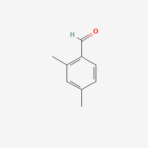 Chemical structure of 2,4-Dimethylbenzaldehyde