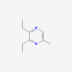 Chemical structure of 2,3-Diethyl-5-methylpyrazine