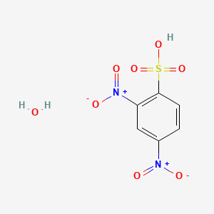 Chemical structure of 2,4-Dinitrobenzenesulfonic acid hydrate