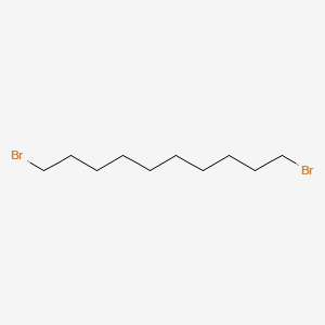 Chemical structure of 1,10-Dibromodecane