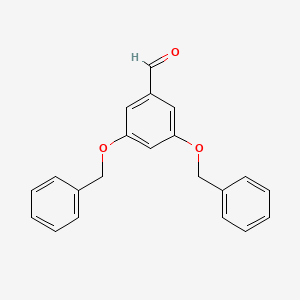 Chemical structure of 3,5-Dibenzyloxybenzaldehyde
