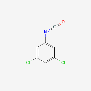 Chemical structure of 3,5-Dichlorophenyl isocyanate