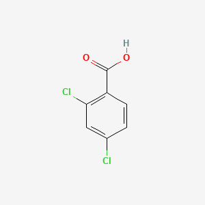 Chemical structure of 2,4-Dichlorbenzoic acid