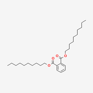 Chemical structure of Didecyl phthalate