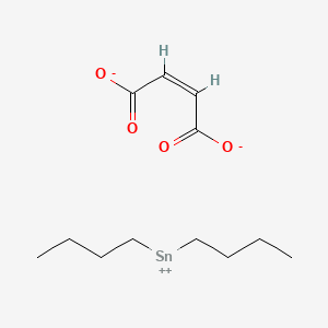Chemical structure of Dibutyltin maleate