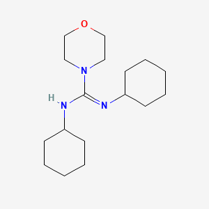 Chemical structure of N,N′-Dicyclohexyl-4-morpholinecarboxamidine