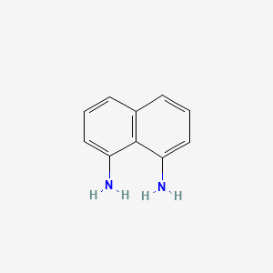 Chemical structure of 1,8-Diaminonaphthalene