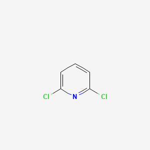 Chemical structure of 2,6-Dichloropyridine