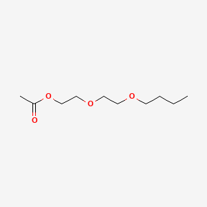 Chemical structure of Diethylene glycol monobutyl ether acetate