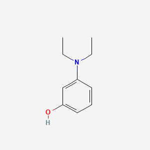 Chemical structure of 3-Diethylaminophenol