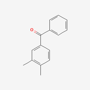Chemical structure of 3,4-Dimethylbenzophenone